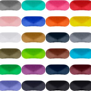 100 Pack Blindfolds Eye Mask for Games with Nose Pad Disposable Soft Eye Cover for Party Sleep Women Men Travel (Multi Color)