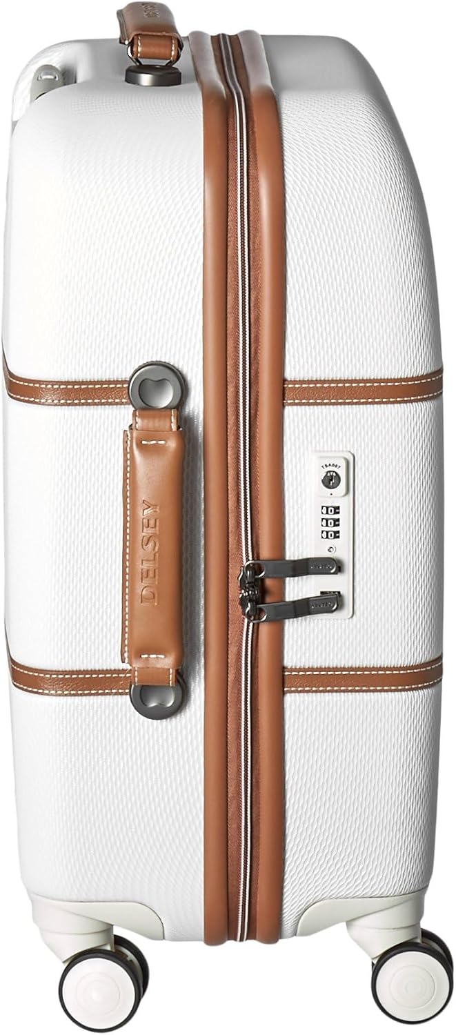 DELSEY PARIS Chatelet Hard+ Hardside Luggage with Spinner Wheels, Angora, Carry-on 21 Inch - Image 6