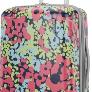 American Tourister Moonlight II Hardside Expandable Luggage with Spinner Wheels, Poppy Pattern, Carry-On 20-Inch