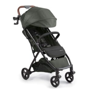 Summer Infant Ingenuity 3Dquickclose CS+ Compact Fold Stroller – Lightweight Stroller with Oversized Canopy, Extra-Large Storage and Compact Fold, Forest