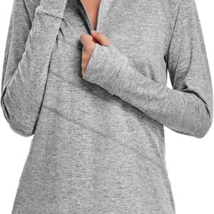 Cucuchy Womens V Neck Golf Polo Shirts Moisture Wicking Sports Workout Tops