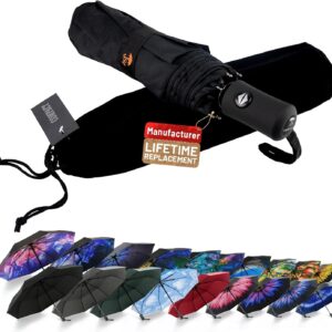 SY COMPACT Travel Umbrella Windproof Automatic Umbrellas Small Compact UV Sun Protection Factory Outlet Umbrella