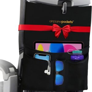 Airplane Pockets - Airplane Accessories - Plane Travel Essentials - Travel Organizer - Seat Storage Organizer - Air Travel Essentials - Seatback Organizer - International Travel Accessories Must-Haves