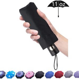 Goothdurs Automatic Mini Travel Windproof Umbrella Compact Auto Open/Close Small Lightweight Folding Rain Umbrellas for Women Men