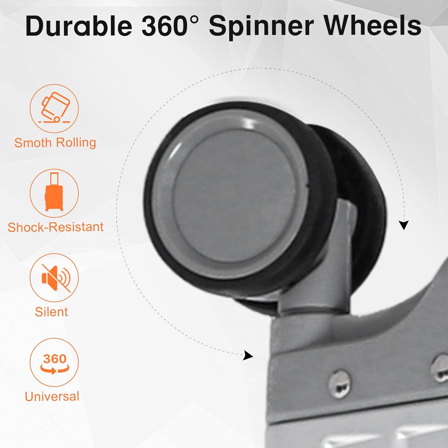 All Aluminum Carry On Luggage 22x14x9 Airline Approved,Hard Shell Carry On Luggage, Zipperless Luggage Aluminum Suitcase Luggage (sliver, 20inch) - Image 4