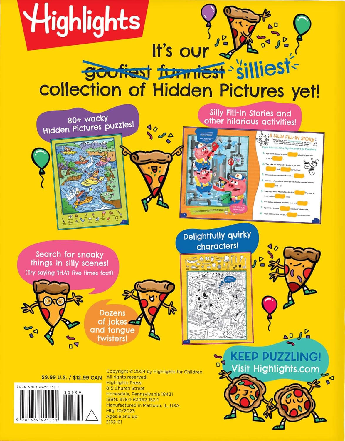 Silliest Hidden Pictures Puzzles Ever: Search-and-Find Book for Kids 6 and Up with Over 1,000 Hidden Objects, Road Trip Games, Silly Jokes and Wacky ... for Hours of Fun (Highlights Hidden Pictures) - Image 2