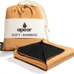 16-in-1 Compact Travel Blanket with Bag – Reversible, Ultra Soft Bamboo Airplane Blanket with Hidden Pocket – Packable for Flights & Travel Essentials (Semi-Weighted, Double Layer)