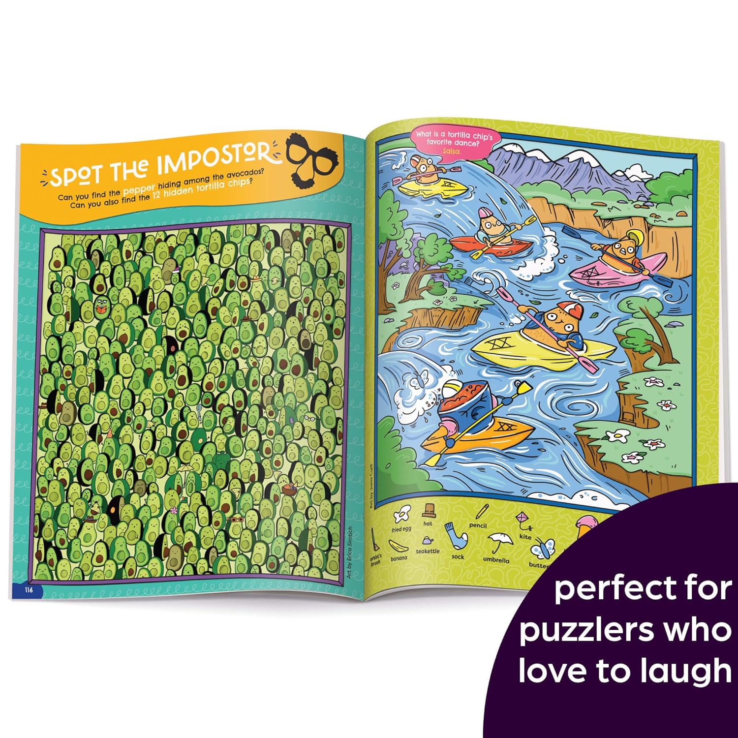 Silliest Hidden Pictures Puzzles Ever: Search-and-Find Book for Kids 6 and Up with Over 1,000 Hidden Objects, Road Trip Games, Silly Jokes and Wacky ... for Hours of Fun (Highlights Hidden Pictures) - Image 7