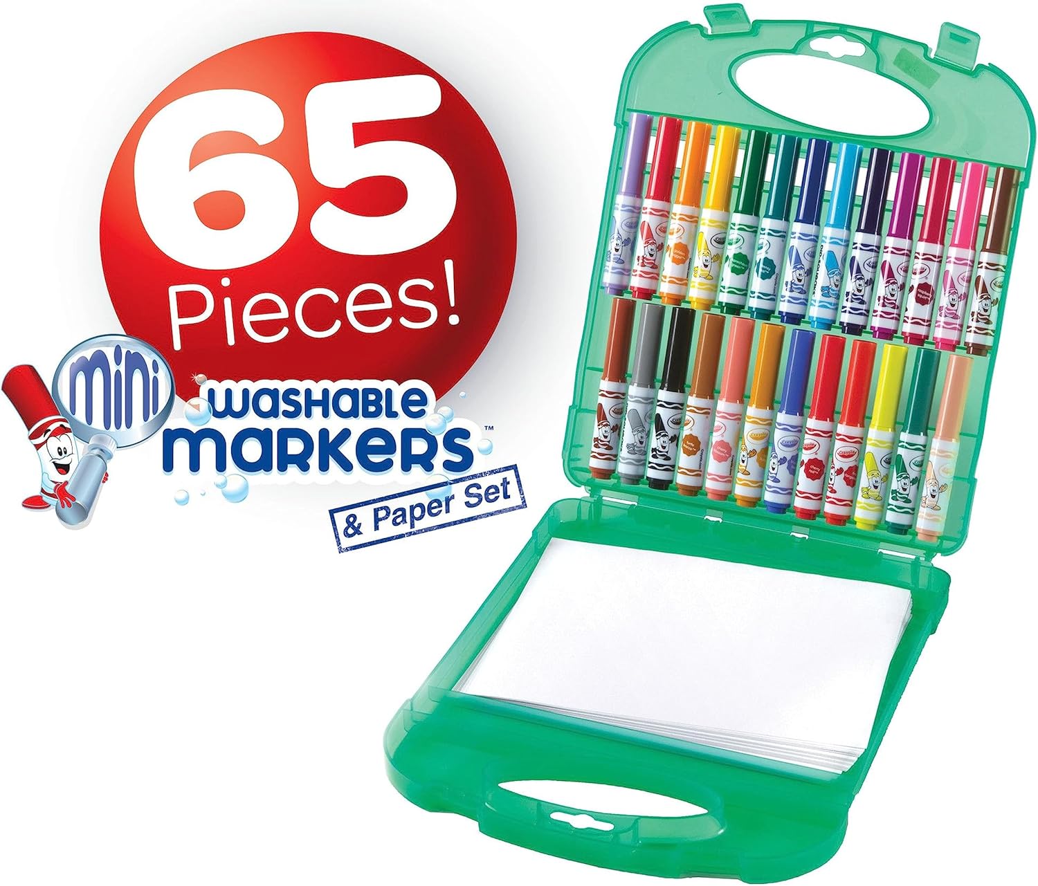 Crayola Pip-Squeaks Washable Marker Set (65ct), Holiday & Christmas Gifts for Kids, Coloring Set, Art Supplies for Kids, Drawing & Craft Kit, Travel Activity, 4+ - Image 2