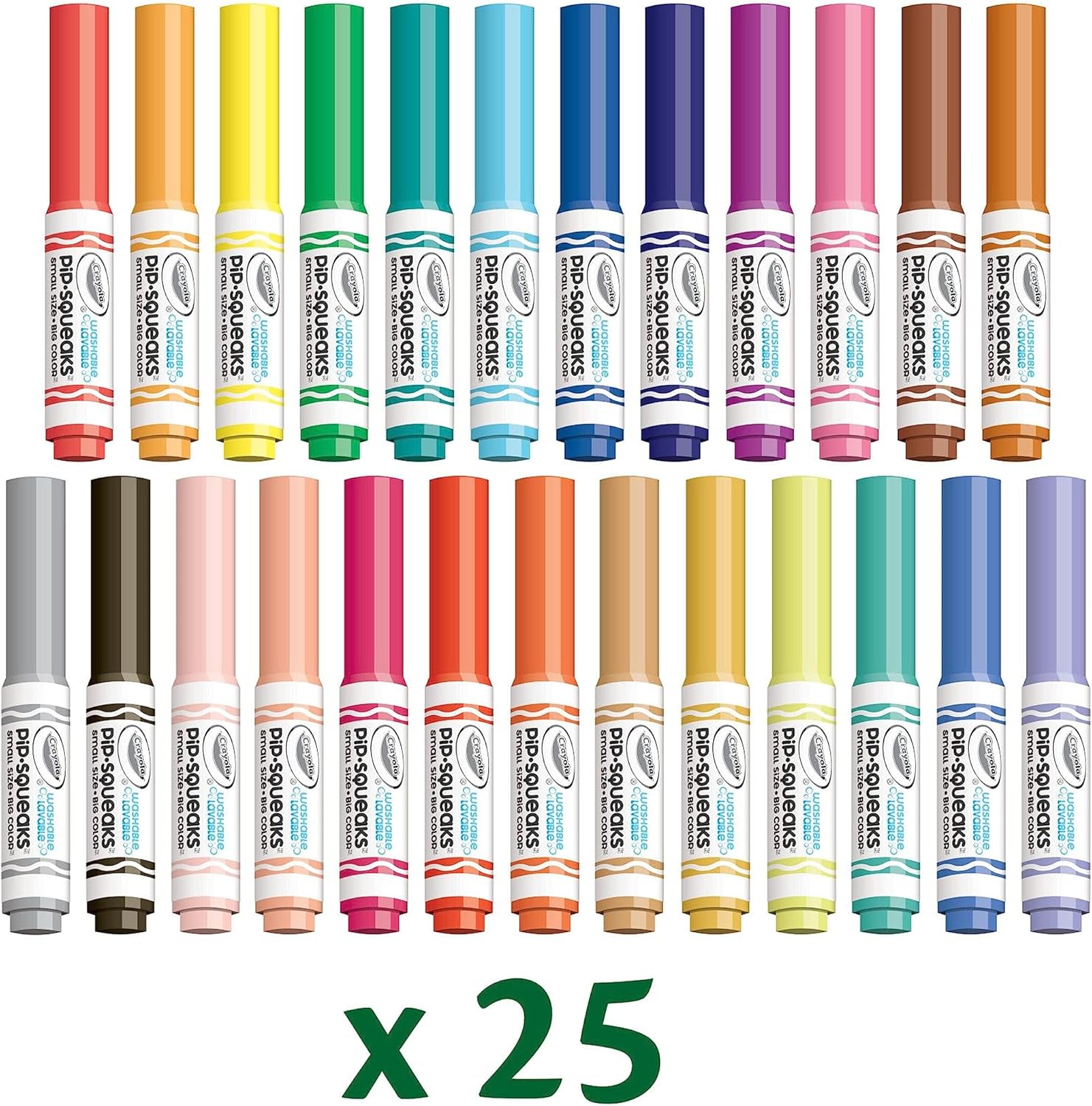 Crayola Pip-Squeaks Washable Marker Set (65ct), Holiday & Christmas Gifts for Kids, Coloring Set, Art Supplies for Kids, Drawing & Craft Kit, Travel Activity, 4+ - Image 3