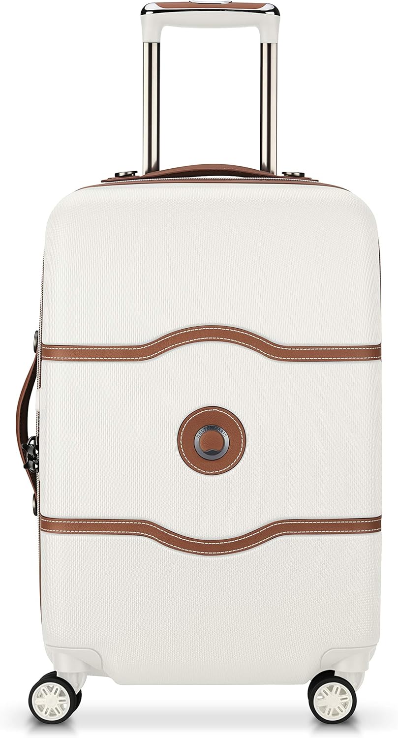 DELSEY PARIS Chatelet Hard+ Hardside Luggage with Spinner Wheels, Angora, Carry-on 21 Inch - Image 4