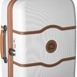 DELSEY PARIS Chatelet Hard+ Hardside Luggage with Spinner Wheels, Angora, Carry-on 21 Inch