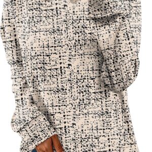 WIHOLL Sweatshirt for Women Crewneck Long Sleeve Shirts Curved Hem Lightweight Sweaters Fall Clothes 2025