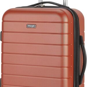 Wrangler 20" Piece USB Port Cup Holder Carry-On Luggage