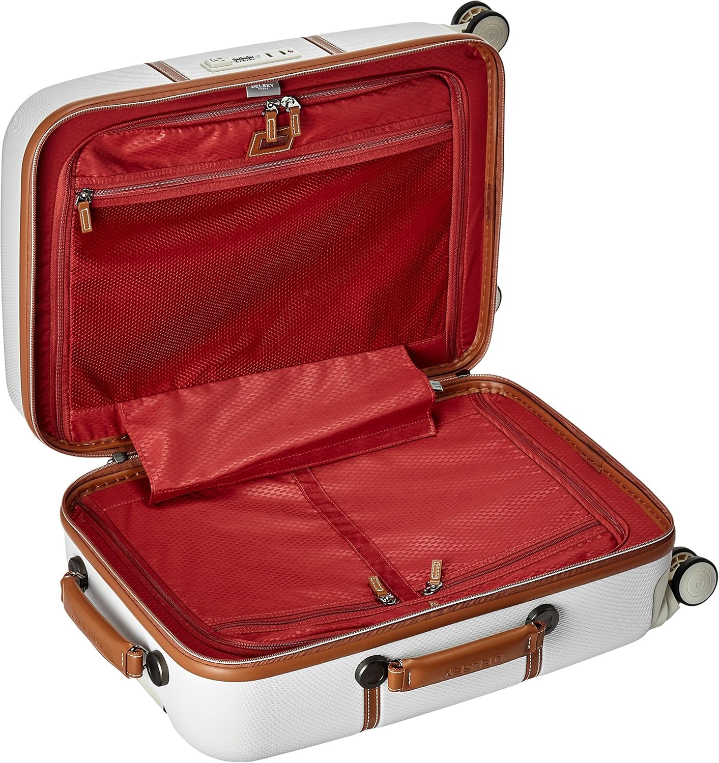 DELSEY PARIS Chatelet Hard+ Hardside Luggage with Spinner Wheels, Angora, Carry-on 21 Inch - Image 8
